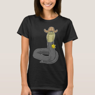 T-shirt Serpent Sheriff Cowboy casquette