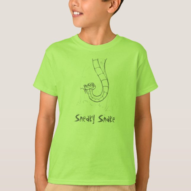 T-shirt Serpent sournois (Devant)