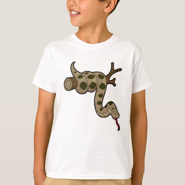 T-shirt Serpent sur branche (Devant)