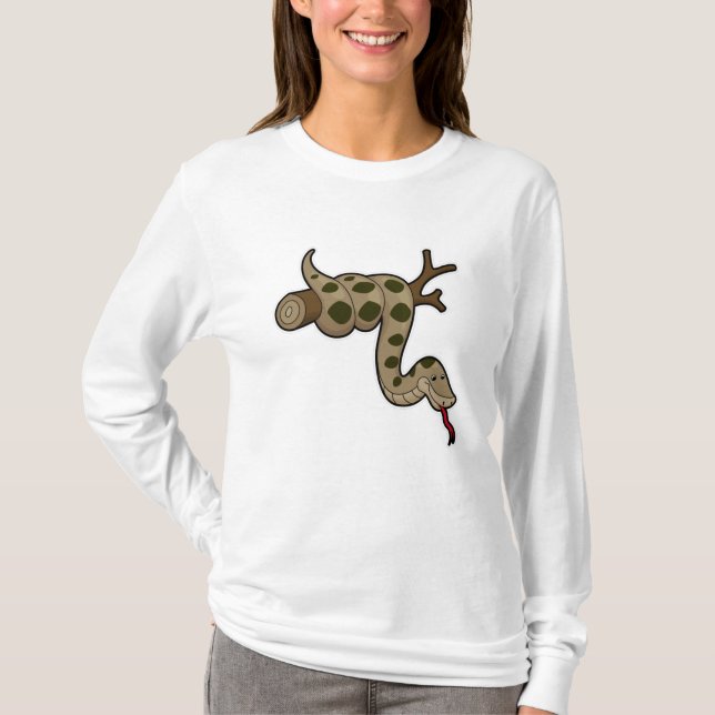 T-shirt Serpent sur branche (Devant)