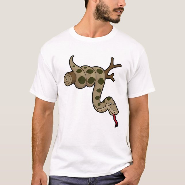 T-shirt Serpent sur branche (Devant)