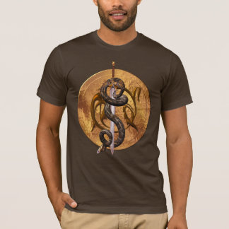 T-shirt Serpent sur une épée