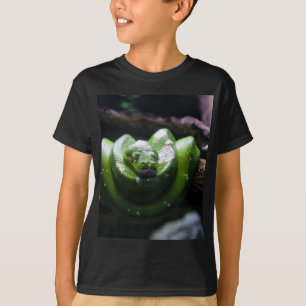 T-shirt Serpent vert
