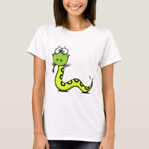 T-shirt Serpent vert