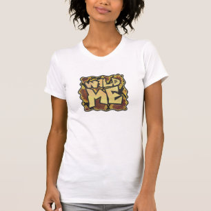 T-shirt Serpent Wild Me Brown et imprimé or