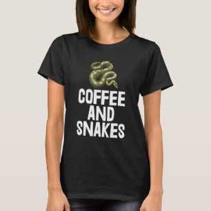 T-shirt Serpents de café Python Tee-shirts glissants Serpe