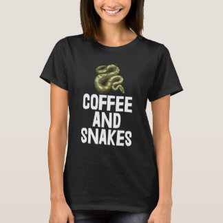 T-shirt Serpents de café Python Tee-shirts glissants Serpe