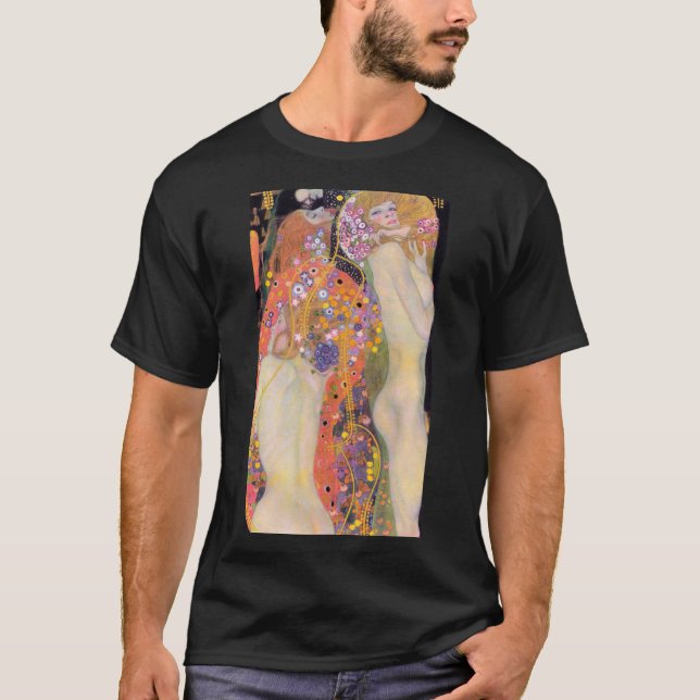 T-shirt Serpents d'eau, Gustav Klimt (Devant)