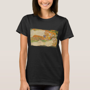 T-shirt Serpents d'eau II par Gustav Klimt, Art Nouveau
