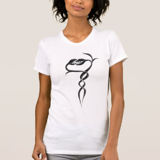 T-shirt Serpents Embrasse Ou Bite Amour Gothique