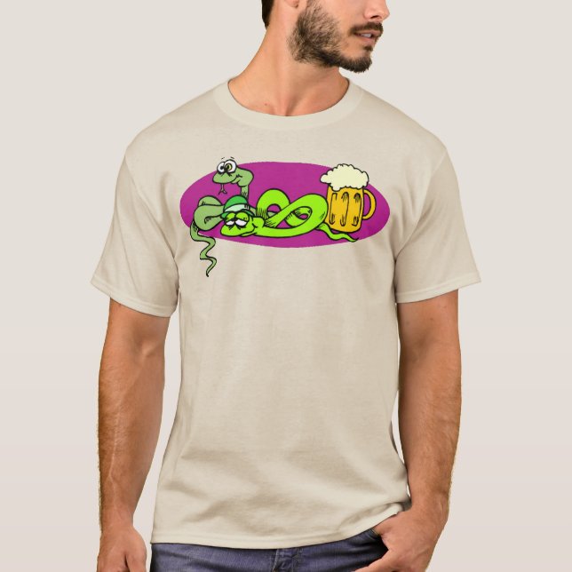 T-shirt Serpents irlandais ivres (Devant)