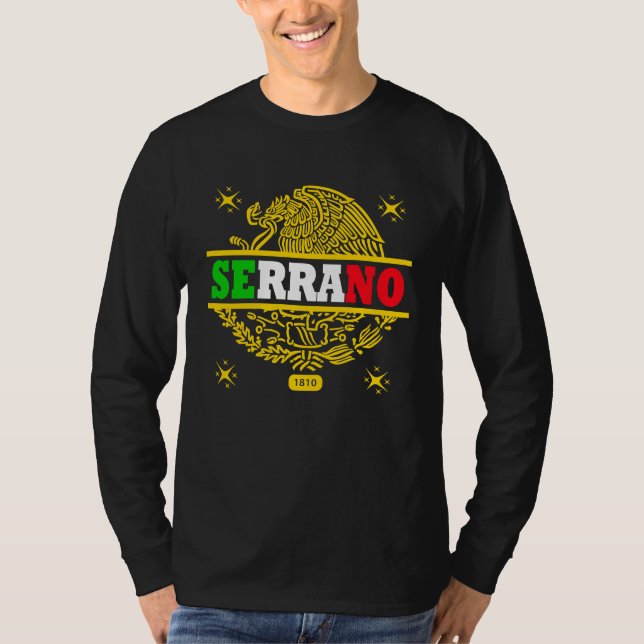 T-SHIRT SERRANO MEXICO GOLD (Devant)