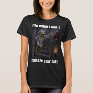 T-shirt Serre les fesses drôle grenouille médiévale mème c