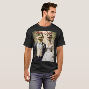 T-shirt "Serrer l'amour : une affaire Mariage crocodilienn