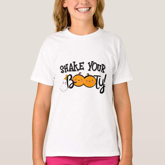 T-shirt Serrez votre Citrouille de cul Chemise Halloween (Devant)