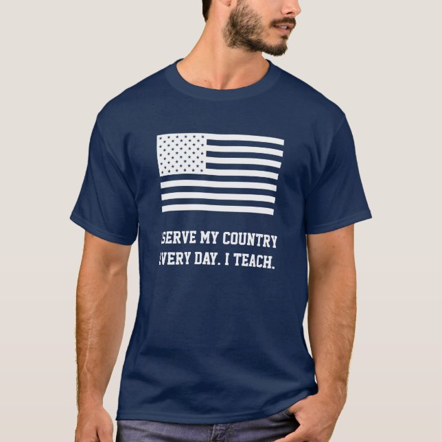 T-shirt Serve (vêtements sombres) (Devant)