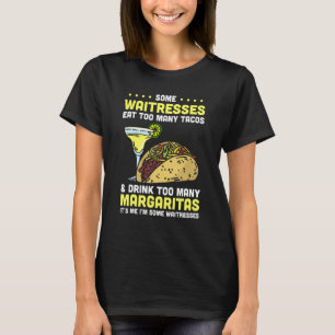 T-shirt Serveur De Serveurs Mens Waiter Travaille En Gastr
