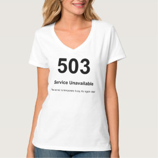 T-shirt Service 503 non disponible