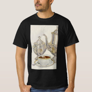 T-shirt Service à café argent vintage
