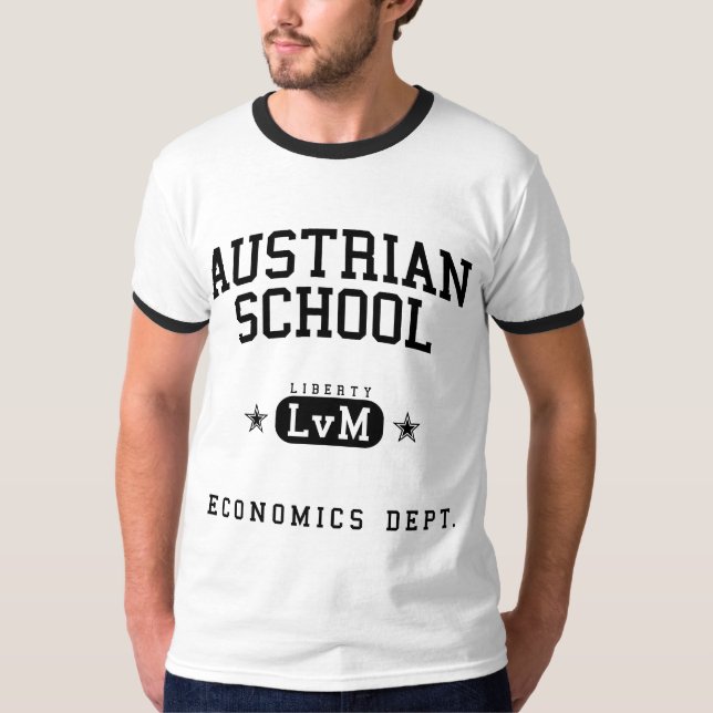T-shirt Service autrichien d'économie d'école (Devant)
