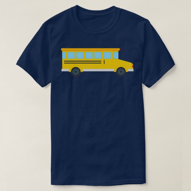 T-shirt Service d'autobus scolaire (Design devant)