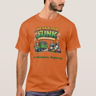 T-shirt Service de camion de ramassage de déchets et d'enl
