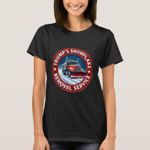 T-shirt Service de déneigement des flocons de neige de Tru