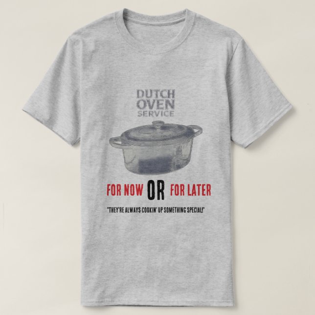 T-shirt Service de four hollandais (Design devant)