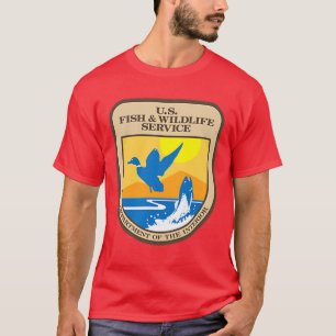 T-shirt Service de la faune et de la pêche sauvage des Éta
