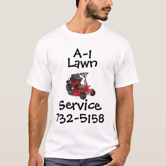 T-shirt Service de la pelouse A-1 (Devant)