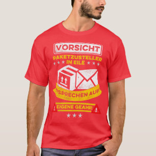 T-shirt Service de livraison de colis Presse