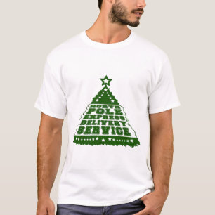 T-shirt "Service de livraison express du pôle Nord" Chri f