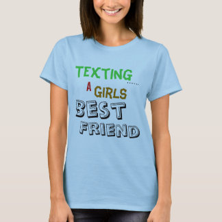 T-shirt Service de mini-messages, ......, A, filles,