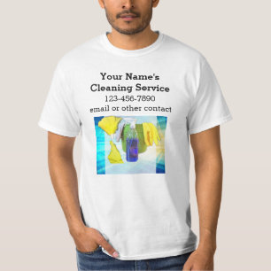 T-shirt Service de nettoyage personnalisé des rayons dynam