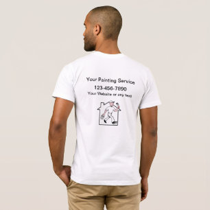 T-shirt Service de peintre maison professionnelle Cool sim