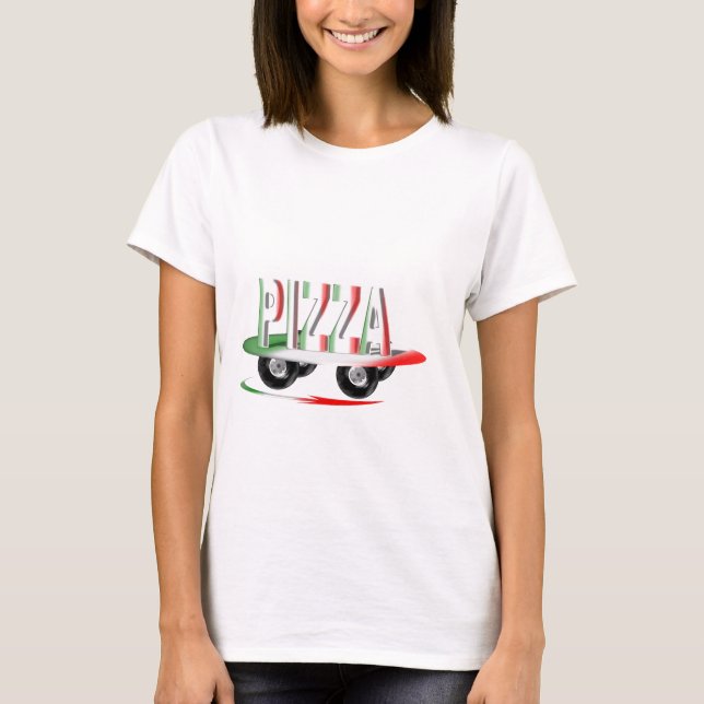 T-shirt Service de pizza (Devant)
