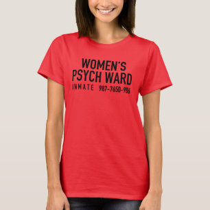 T-shirt Service De Psychologie Pour Femmes - Prison Détenu