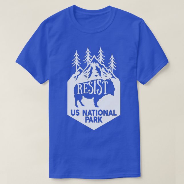 T-shirt Service de résistance du parc national AL US (Design devant)