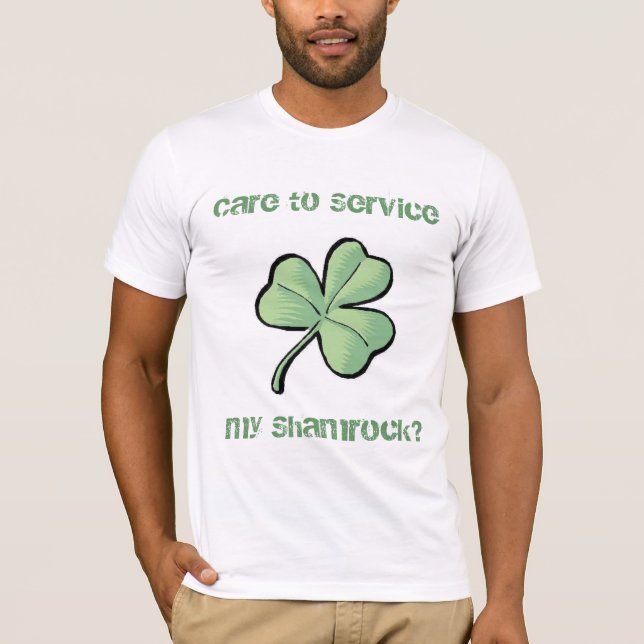 T-shirt Service de shamrock (Devant)