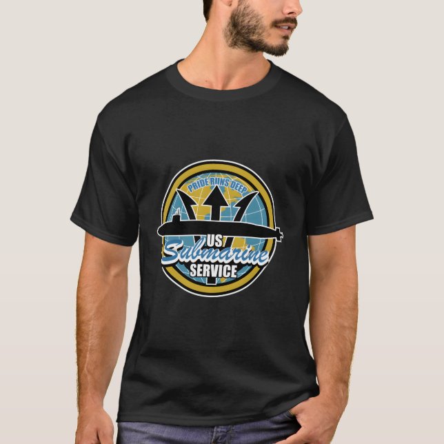 T-shirt Service de sous-marins (Devant)