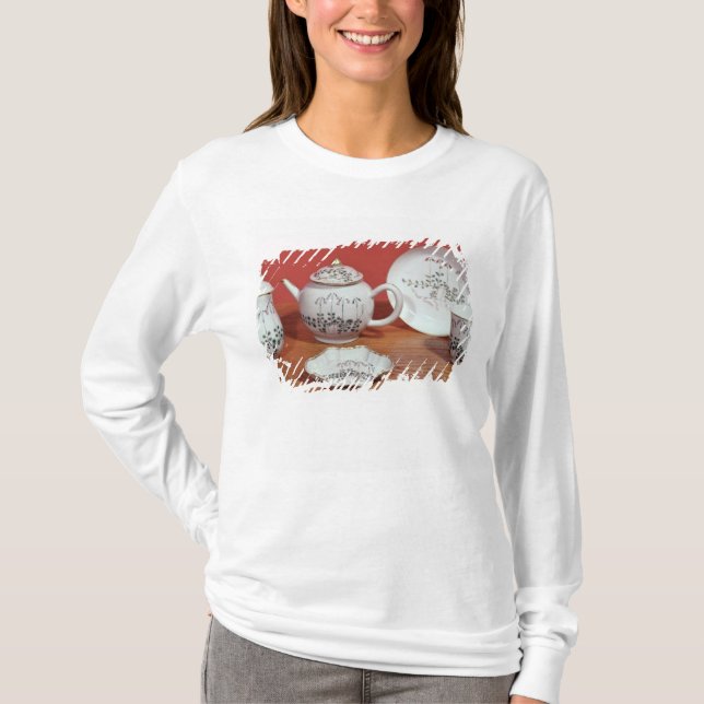 T-shirt Service de thé présenté à Karl Linnaeus (Devant)