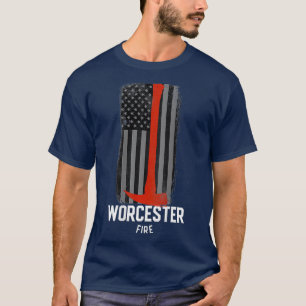 T-shirt Service des incendies de Worcester Massachusetts