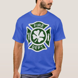 T-shirt Service des incendies irlandais Saint Patricks Day