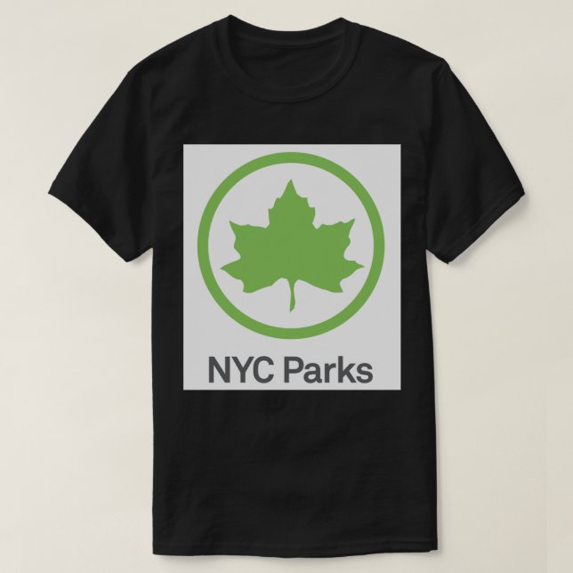 T-shirt Service des parcs, Sticker NYC (Design devant)