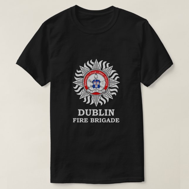 T-shirt Service des pompiers irlandais de la Brigade des p (Design devant)