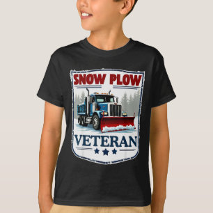 T-shirt Service d'hiver Chasse-neige Vétéran Retraité Drôl