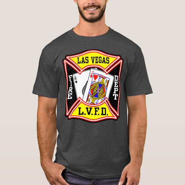 T-shirt Service d'incendie de Las Vegas (Devant)