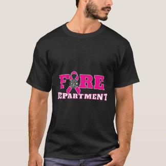 T-shirt Service d'incendie de sensibilisation au cancer du
