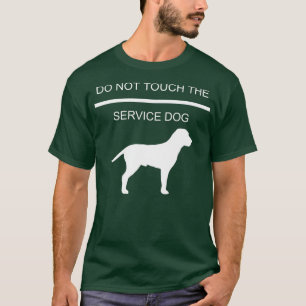 T-shirt Service Dog Training Ne Touchez Pas Au Service