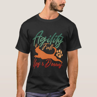 T-shirt Service Dograiner Agilité Est Plein De Service Dog
